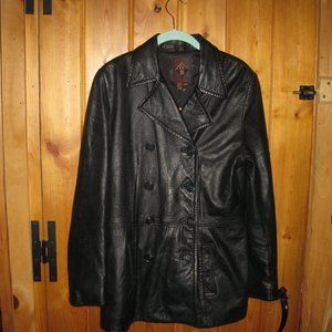 G III ladies leather coat